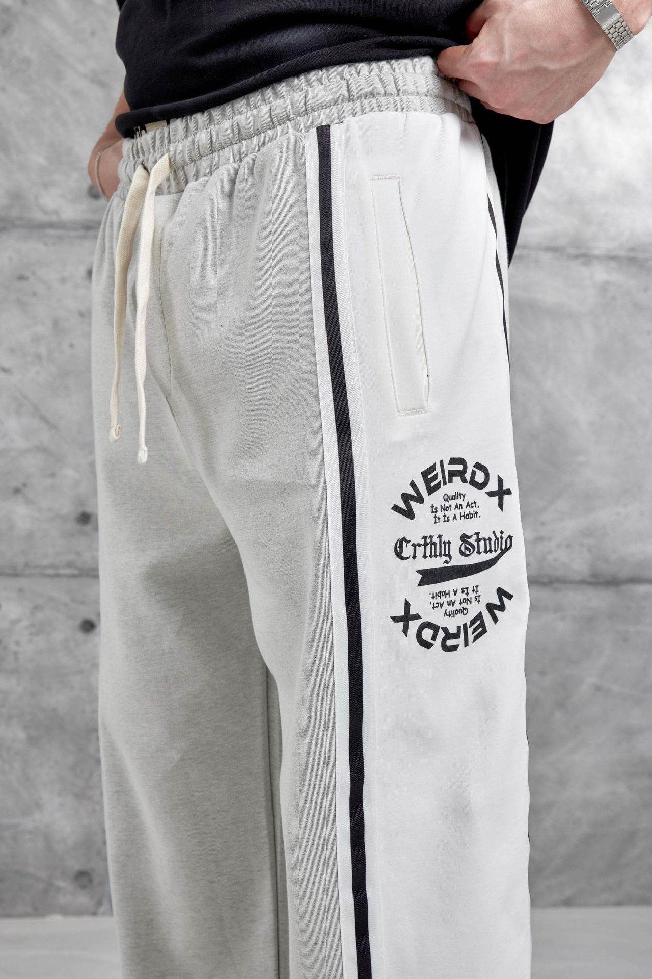NOMARC Bol Geniş Paça İpli Jogger Pantolon 2
