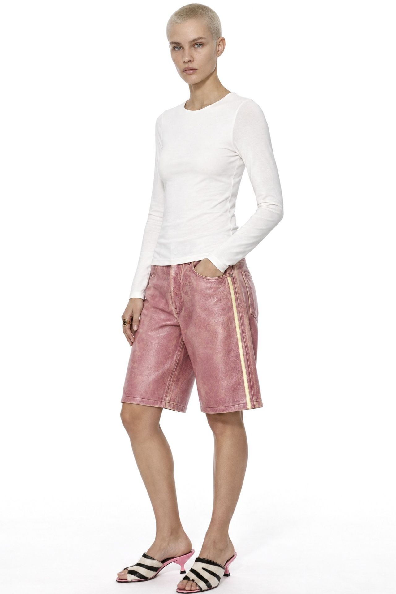 BUSEM Slim Fit Cotton Jersey Blouse 2