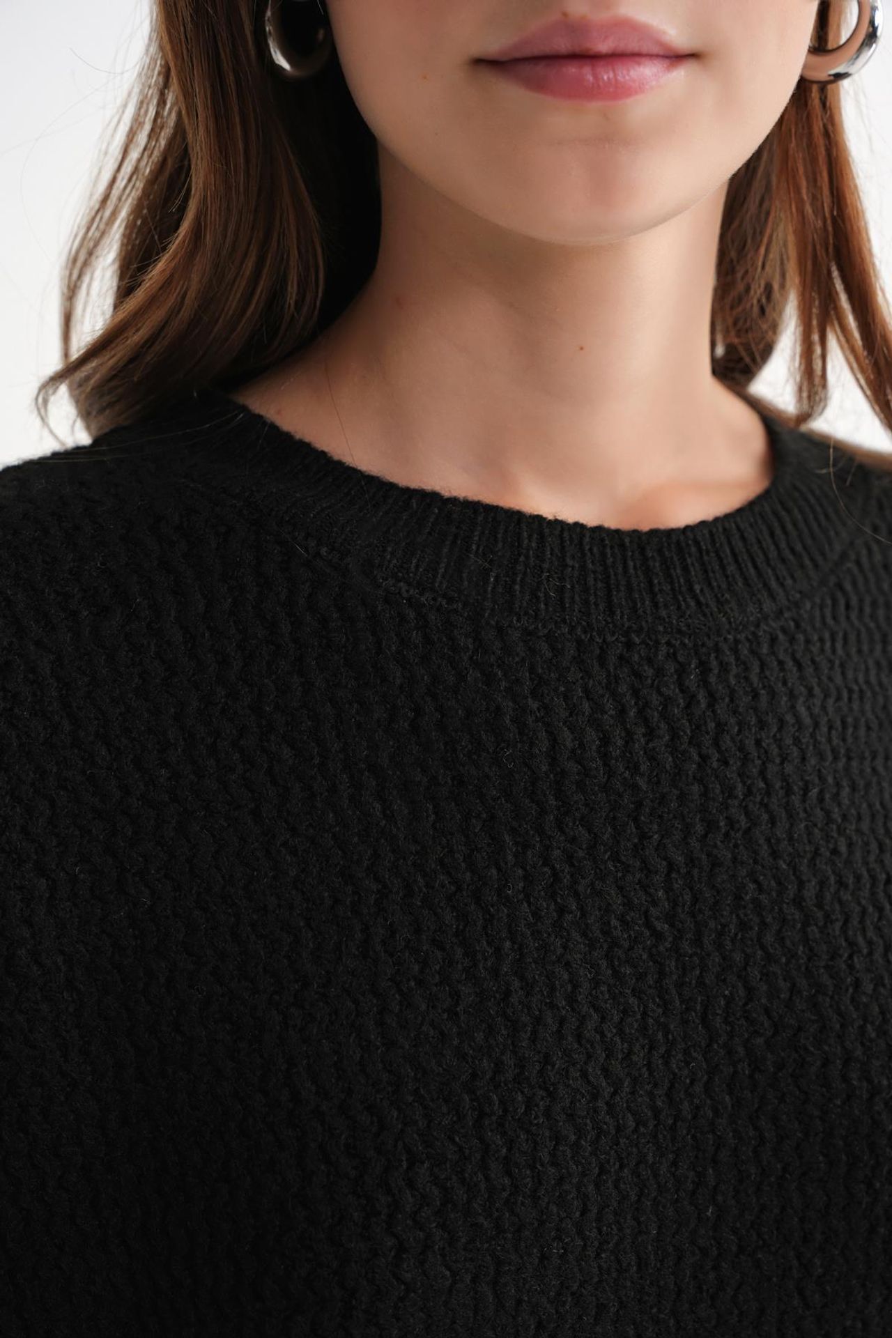 Mixray Long Sleeve Ribbed Knit Sweater 6