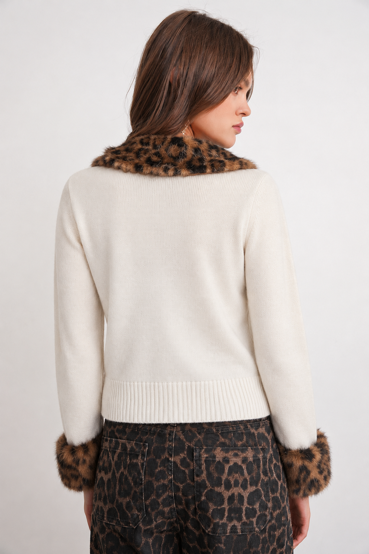 MIXRAY Open Front Cardigan 4