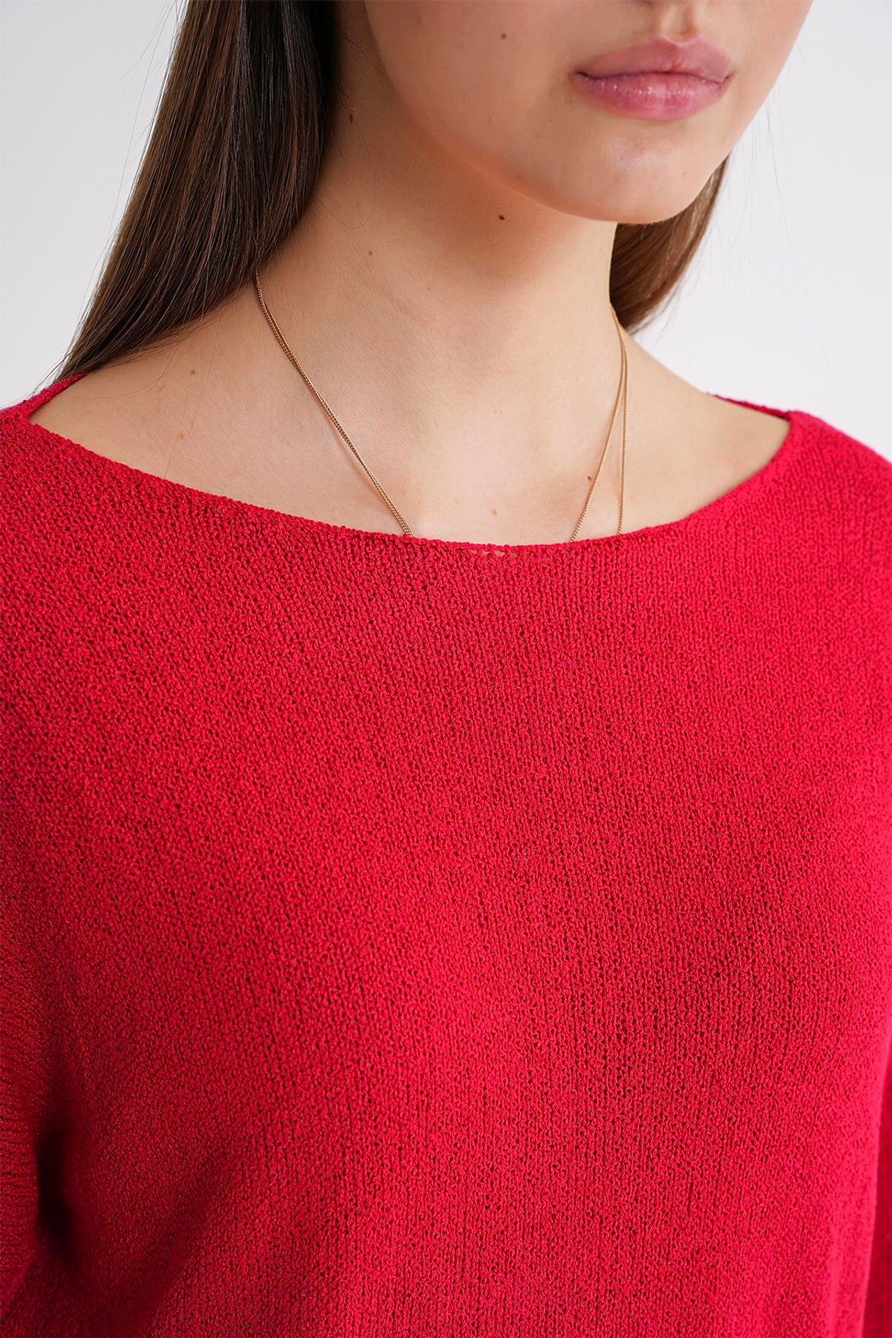 MIXRAY Oversized Boat Neck Knit Sweater 6