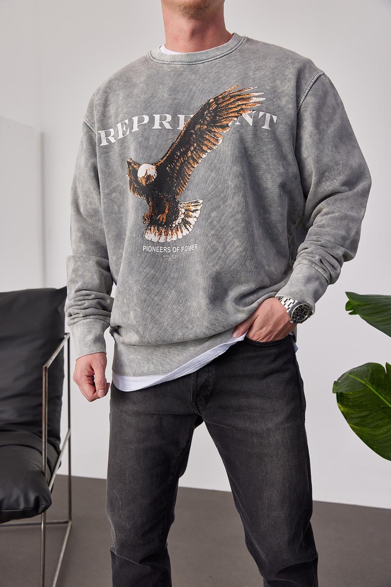 NOMARC Rahat Bisiklet Yaka Sweatshirt 2