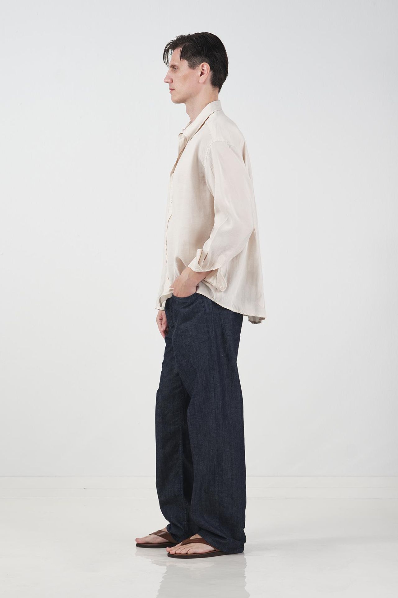 GIESTO Oversized Button Closure Long Sleeve Shirt 3