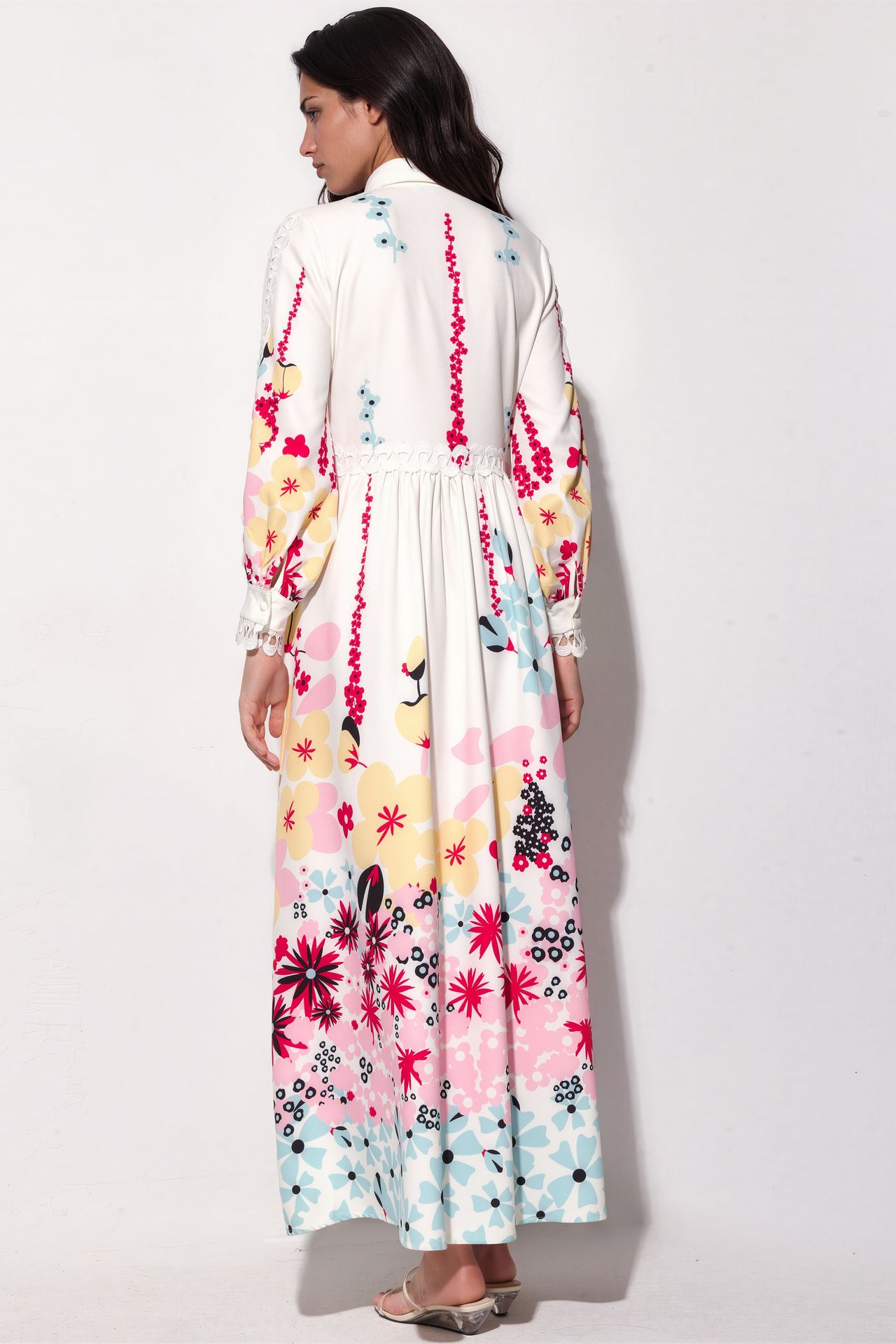 MSN Floral A-line Maxi Dress 3