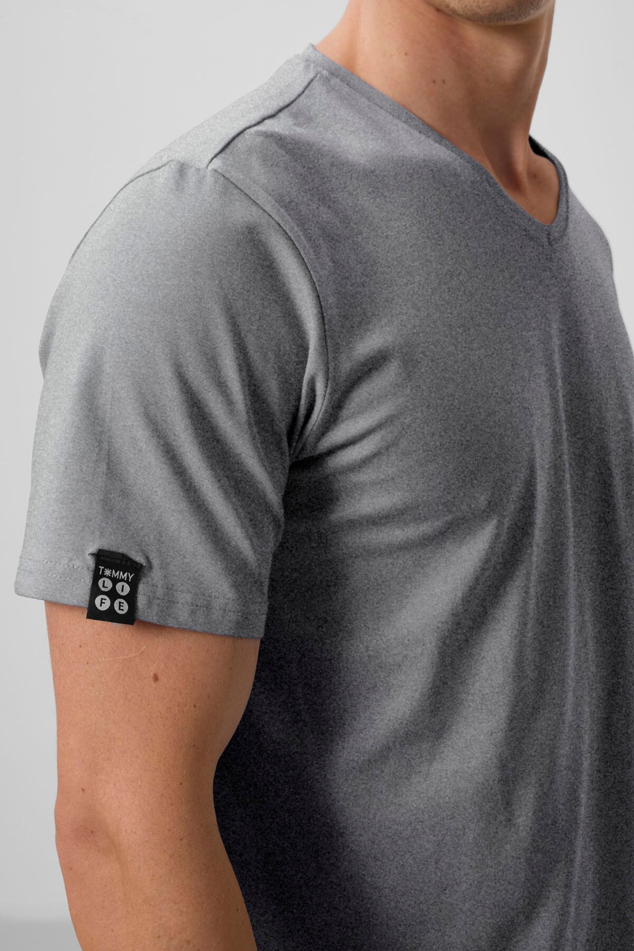 TOMMY Men's V-Neck Short Sleeve T-Shirt 5