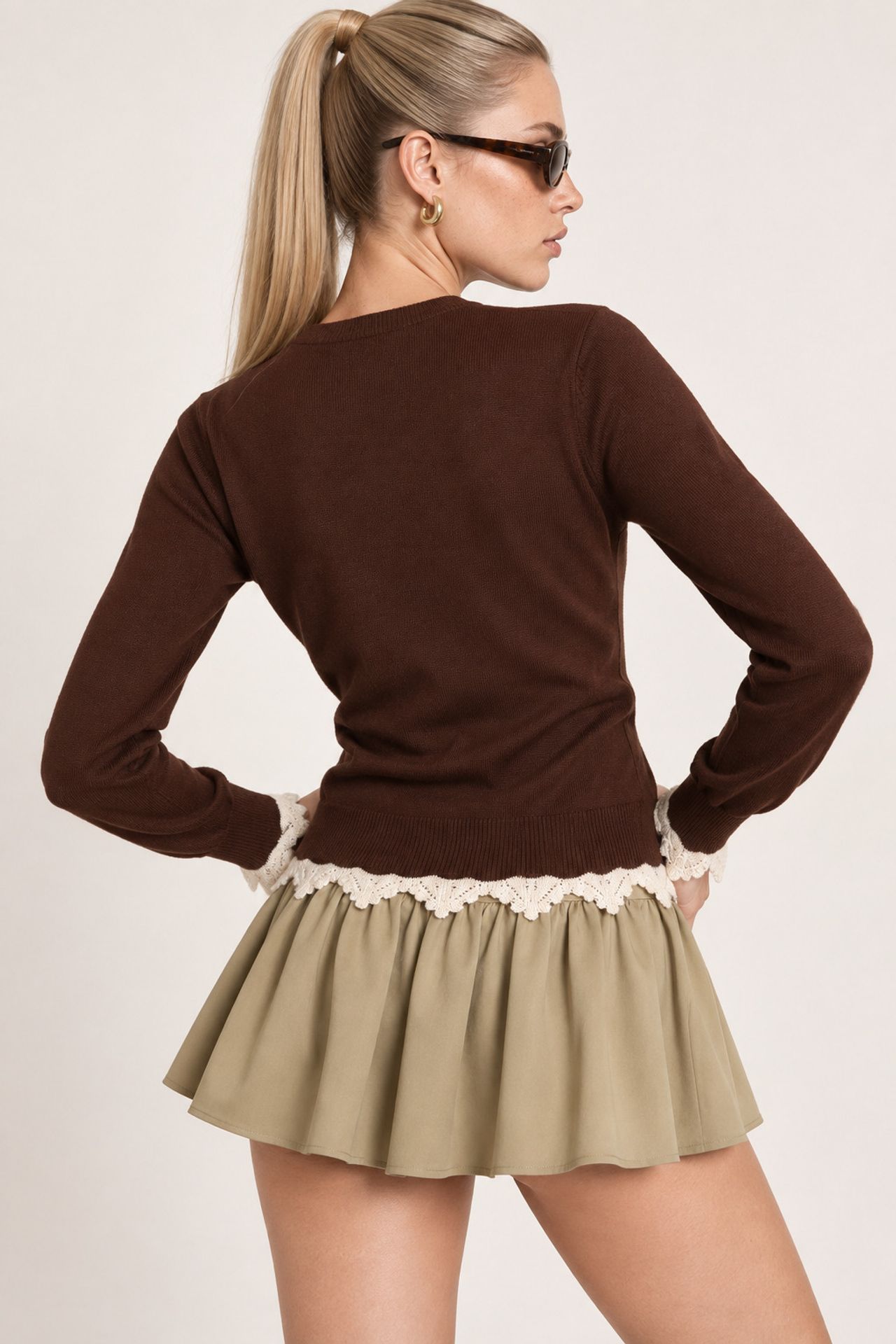 ISTANBUL Women's Button Front Cardigan 5