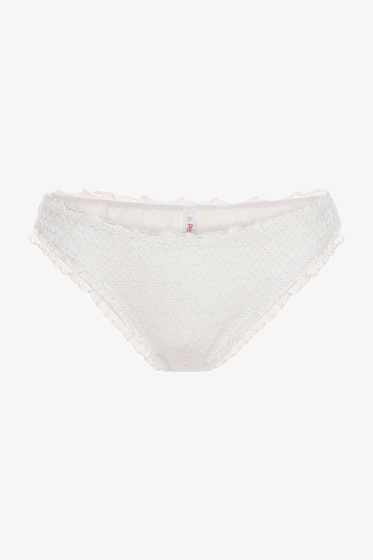 PENTI Broken Arizona Ruffled Slip Bikini Bottom 5