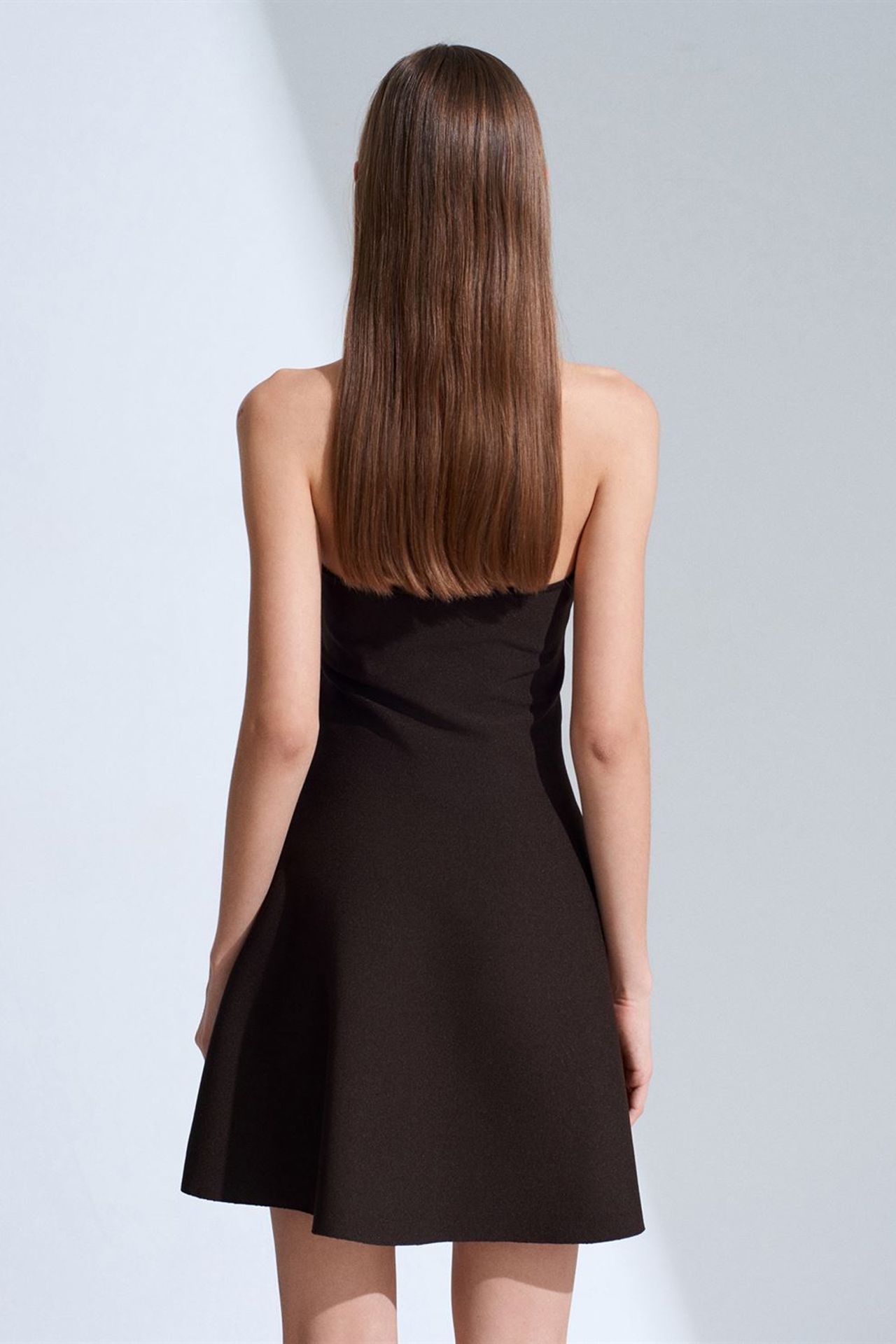 DILVIN Sleeveless Halter A-Line Mini Dress 2