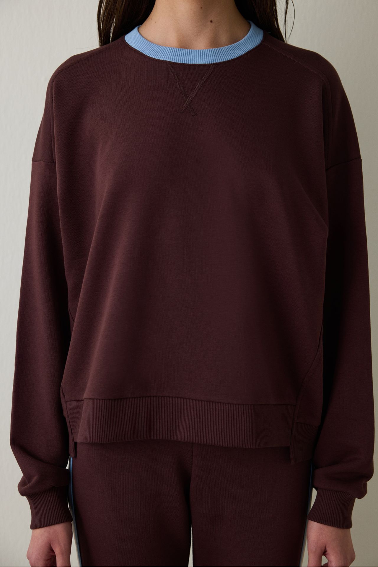 PENTI Floral Pattern Collared Oversize Sweatshirt Inspired By Flora 5