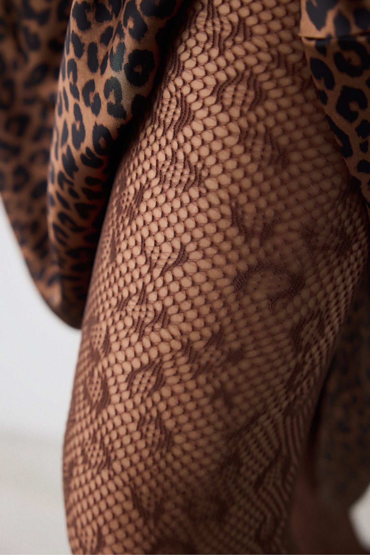PENTI Leopard Mesh Ankle Socks 3