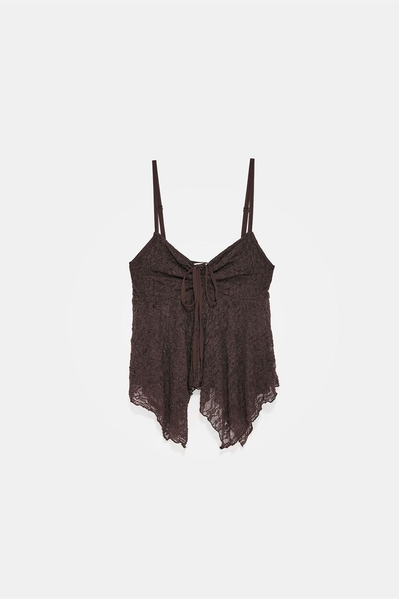 DILVIN Lace Tie-front Sleeveless Blouse 6