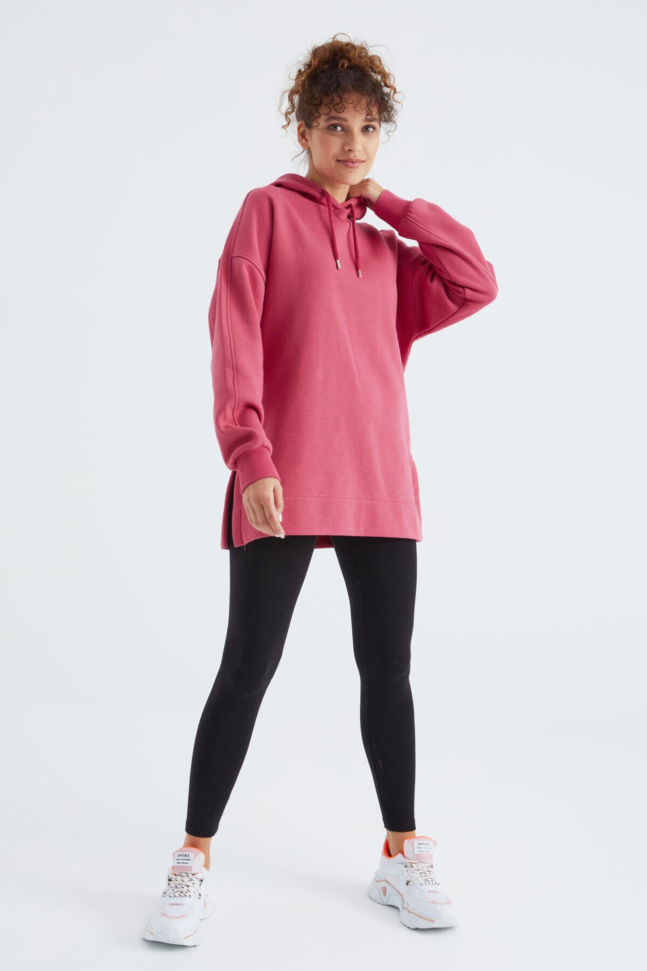 TOMMY Oversized Hooded Sweatshirt With Pocket 6