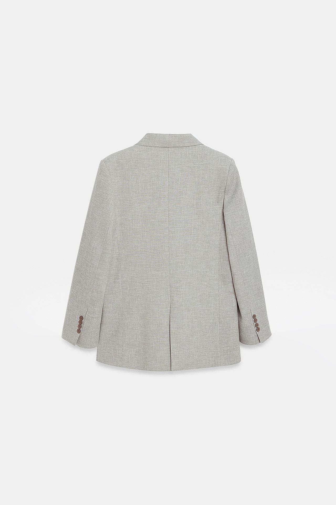 DILVIN Long Shawl Collar Crepe Blazer