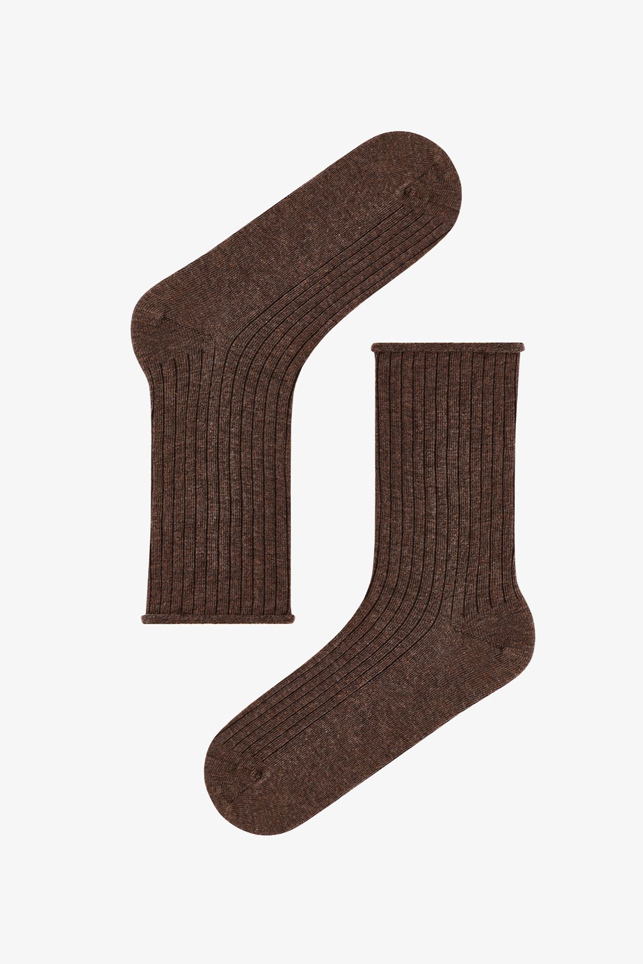 PENTI Relax Ribbed 2-Pack Crew Socks 6