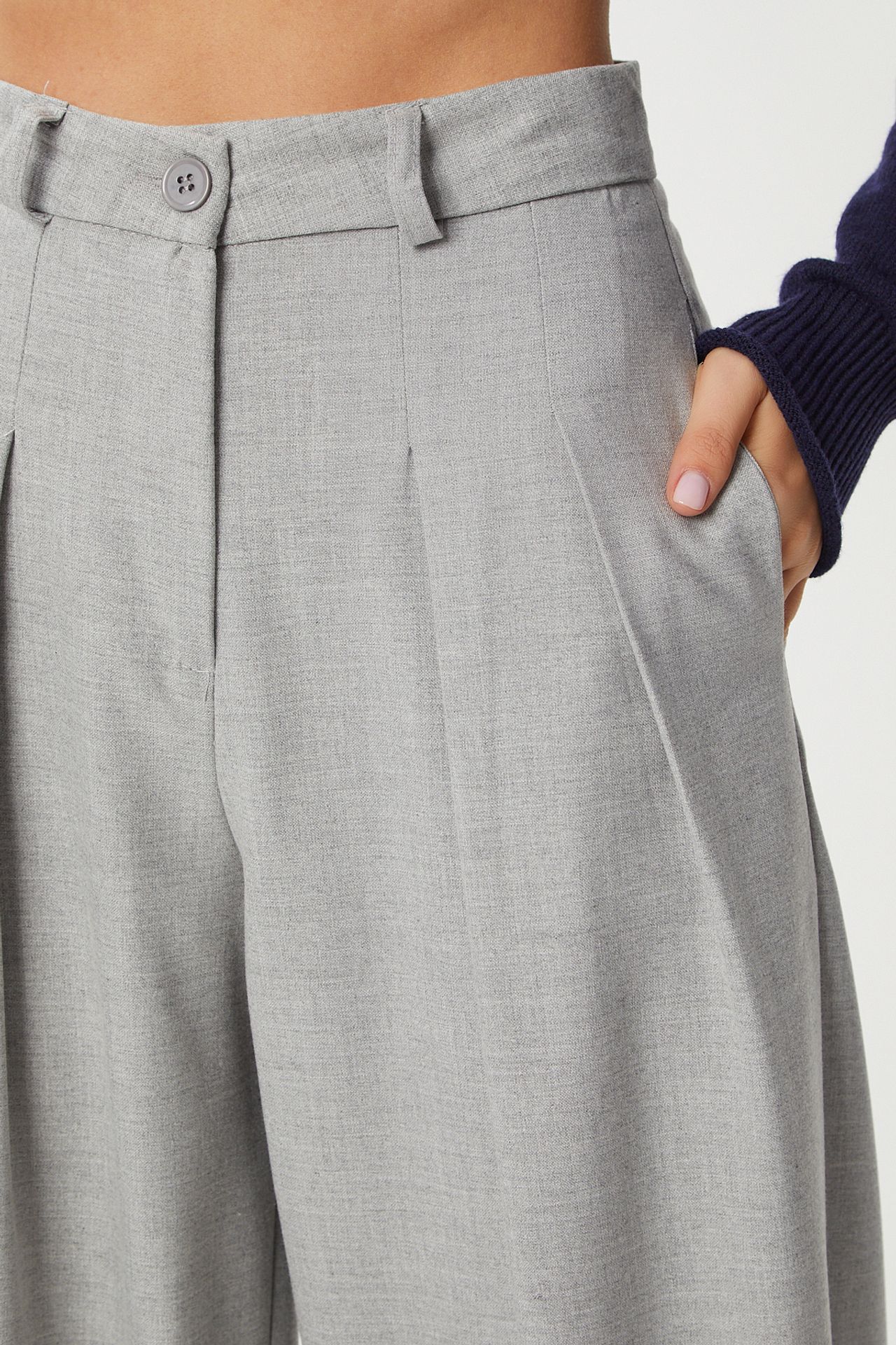 ISTANBUL High Waist Pleated Tailored Trousers 5