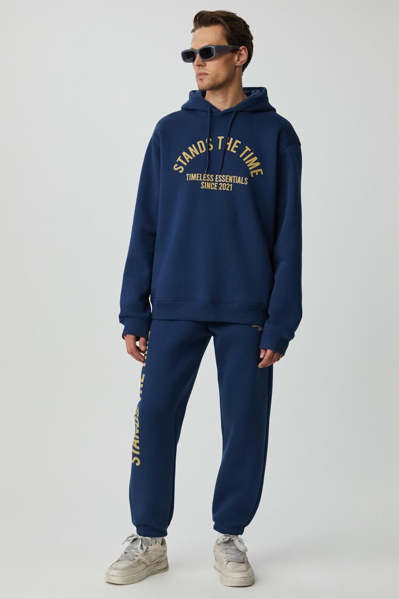 GRIMELANGE Kapüşonlu Baskılı Cepli Sweatshirt 2