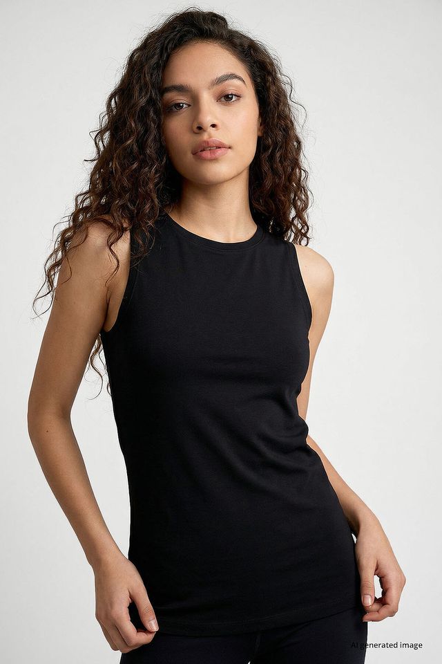 TOMMY Women's Cotton Elastane Active Top