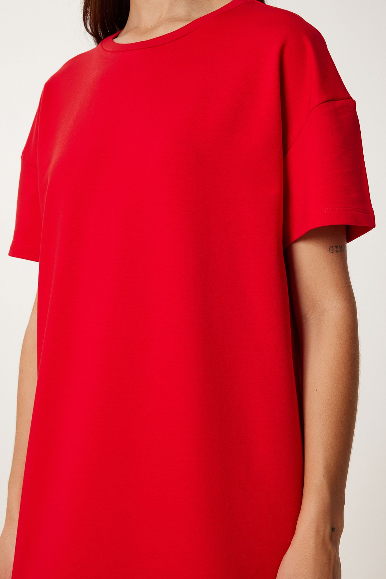 ISTANBUL Midi Cotton Dress with Slit 4