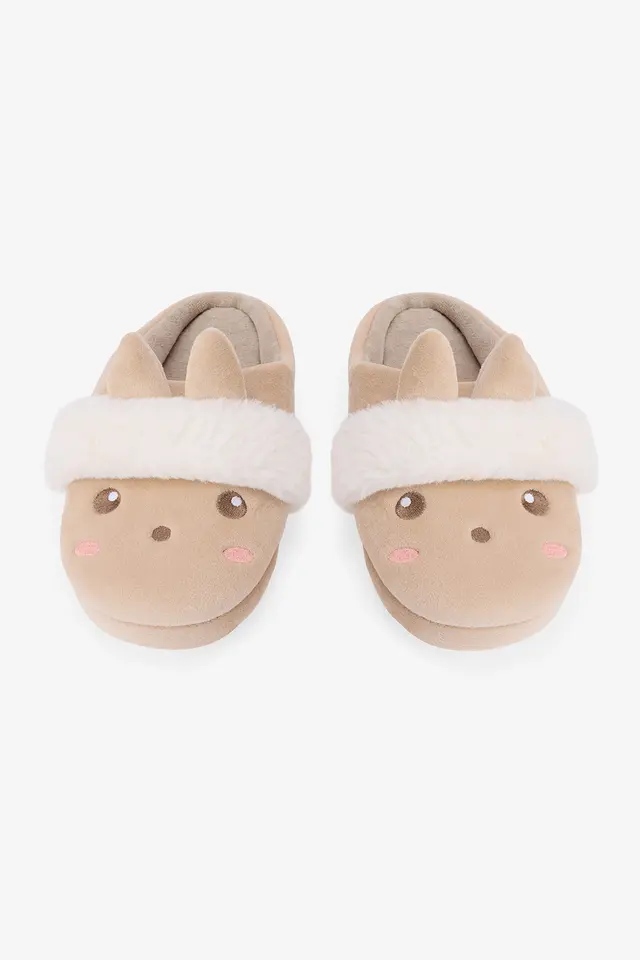 PENTI Cute Rabbit Embroidered Home Slippers