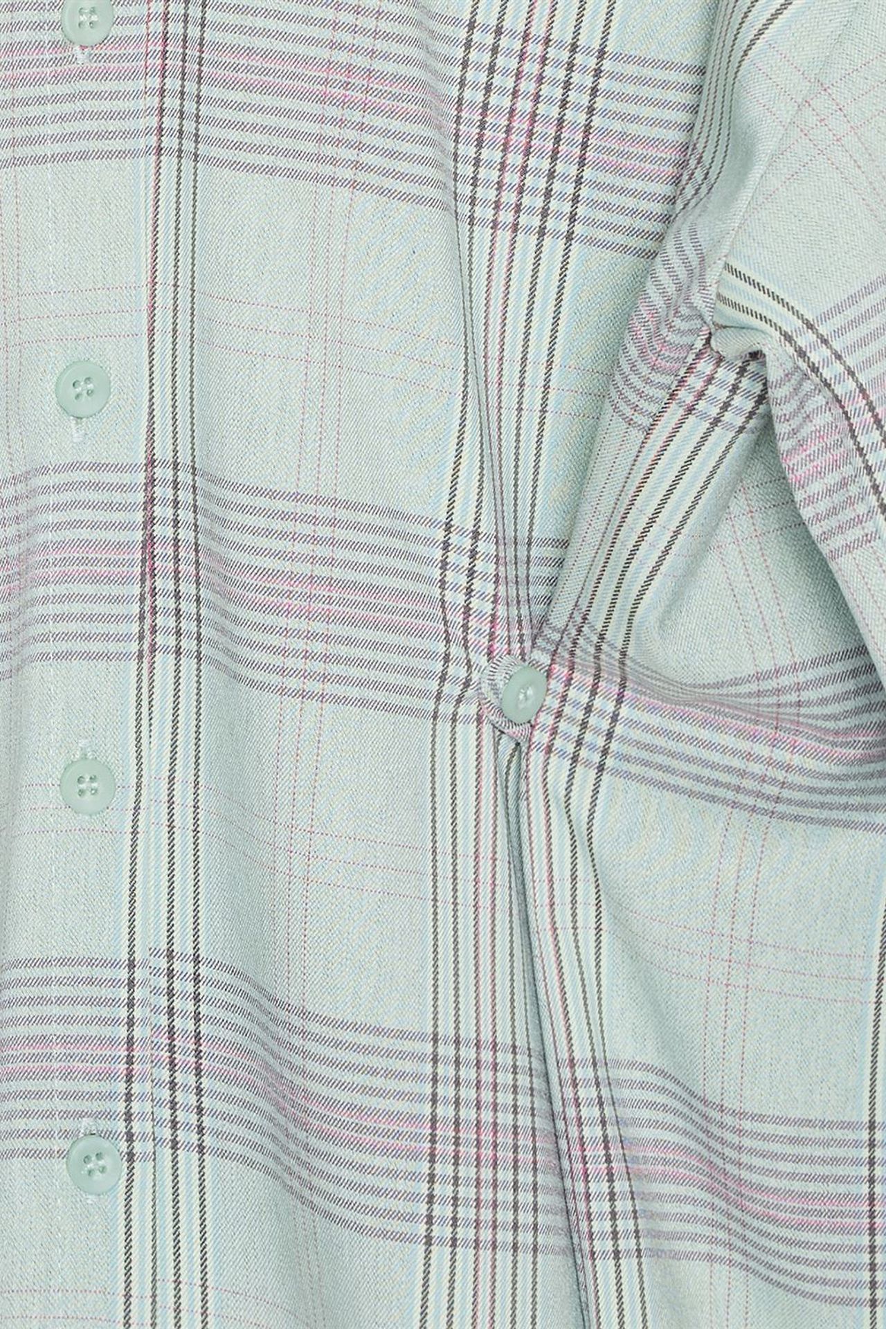 DILVIN Oversized Plaid Woven Shirt 8