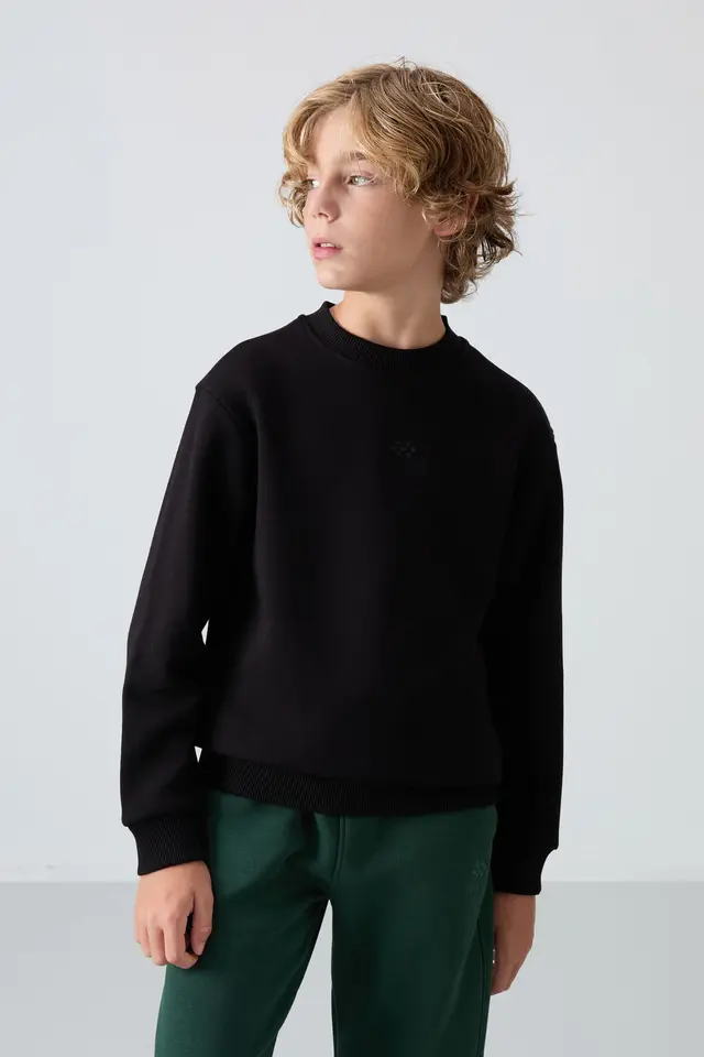 TOMMY Youth Crew Neck Embroidered Sweatshirt