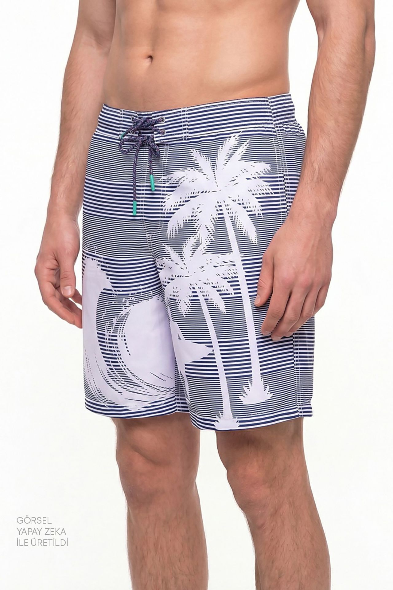 PENTI Men's Surf Revival Striped Shorts 3