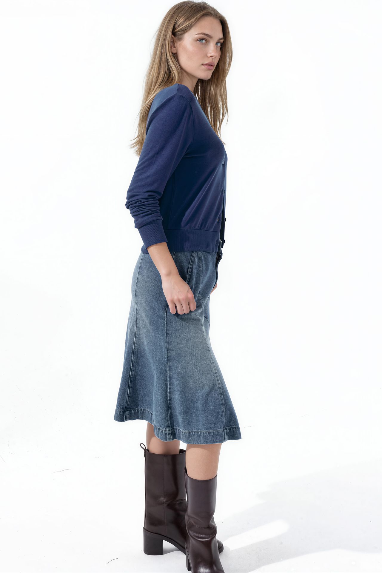 BUSEM Women's Viscose Blend Cardigan 2