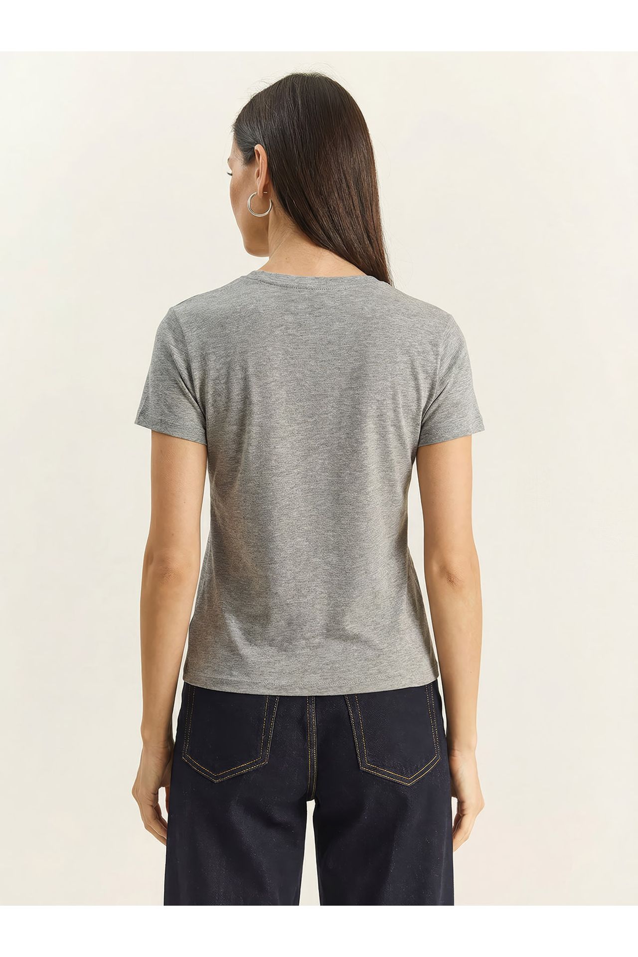 LUCCI Embroidered Crew Neck T-Shirt 4