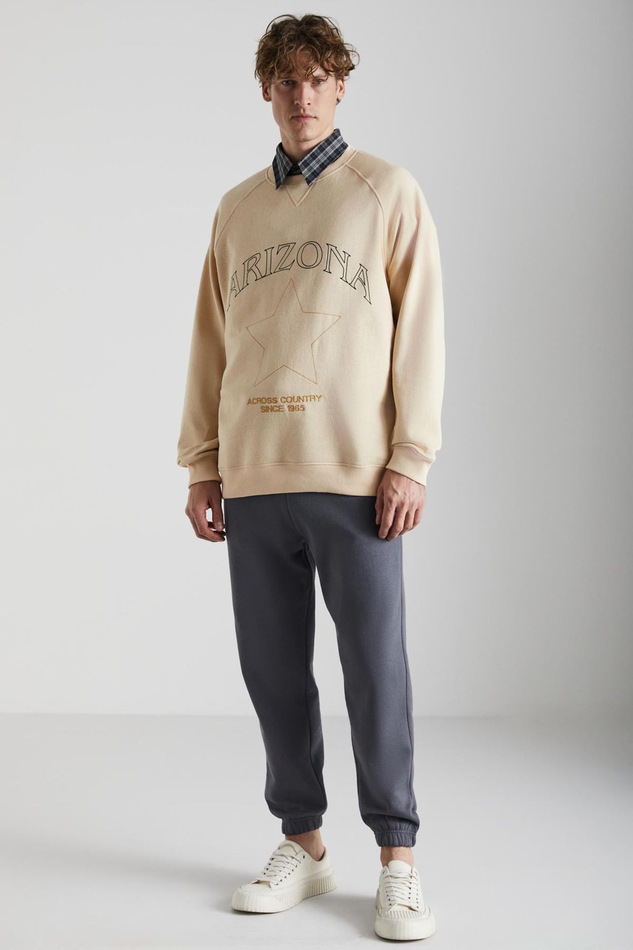 GRIMELANGE Rahat Elastik Belli Jogger Pantolon 2