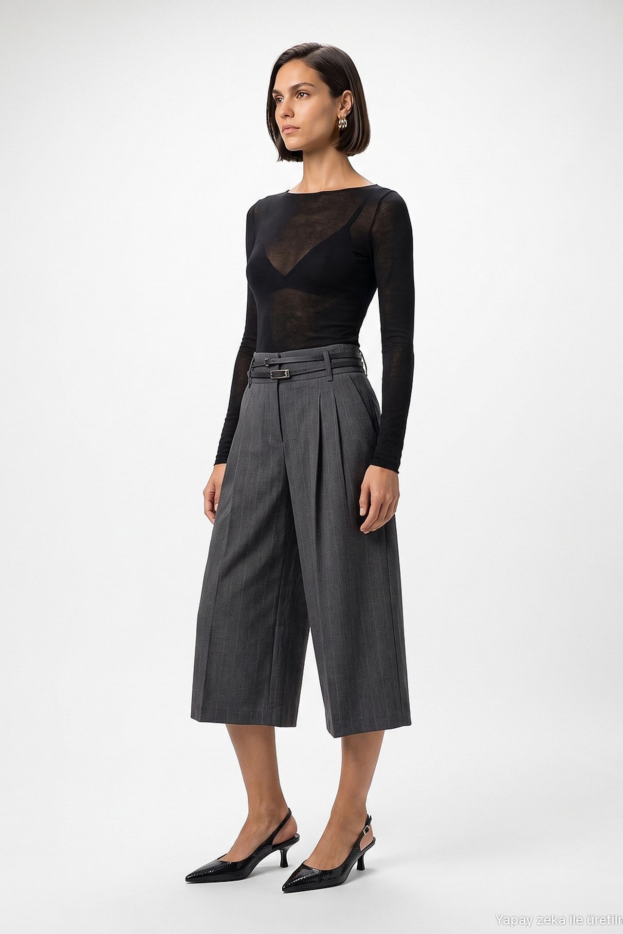 DILVIN Women's Tailored Pull-On Shorts