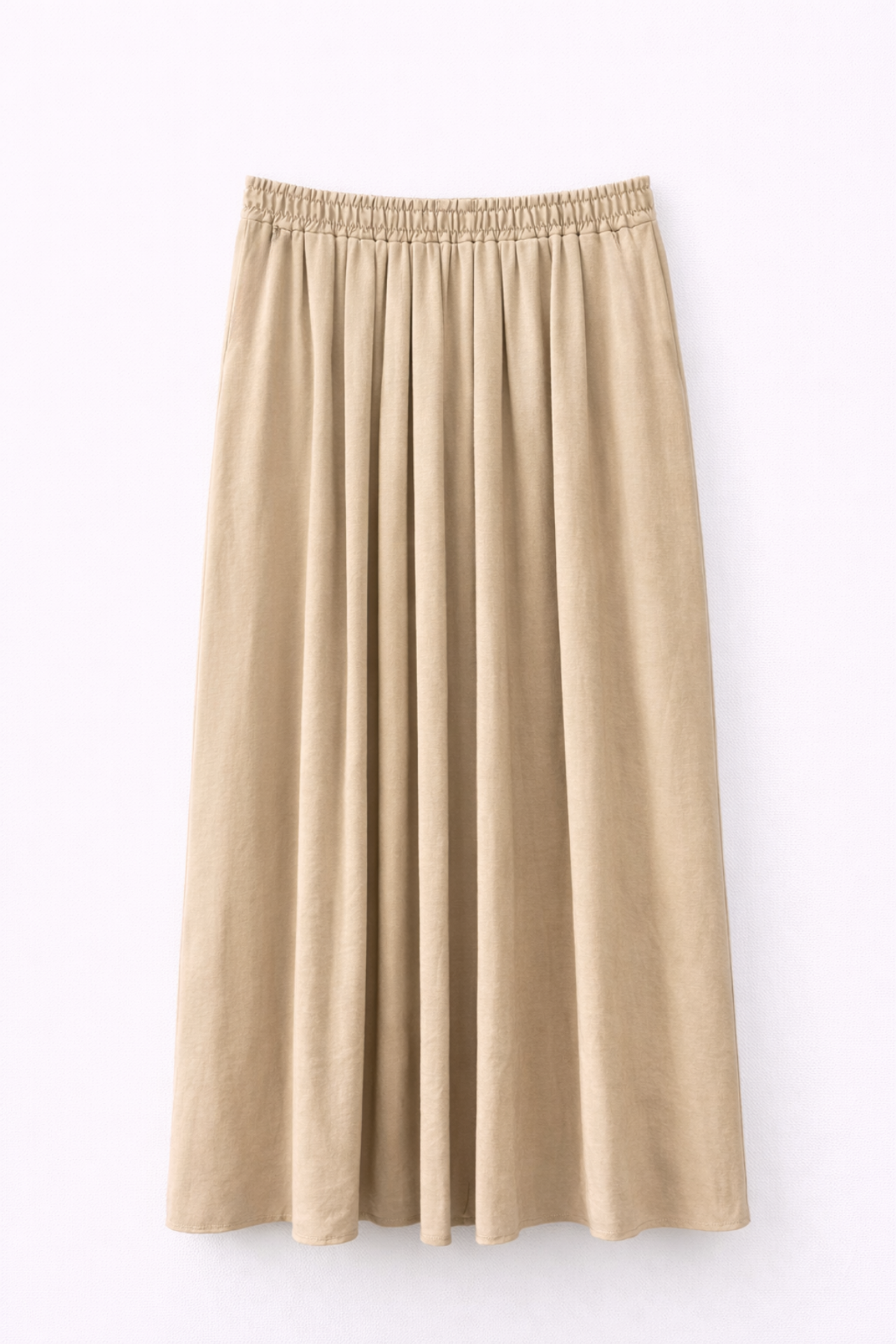 Mixray High Waist Maxi Skirt with Drawstring Waist 2