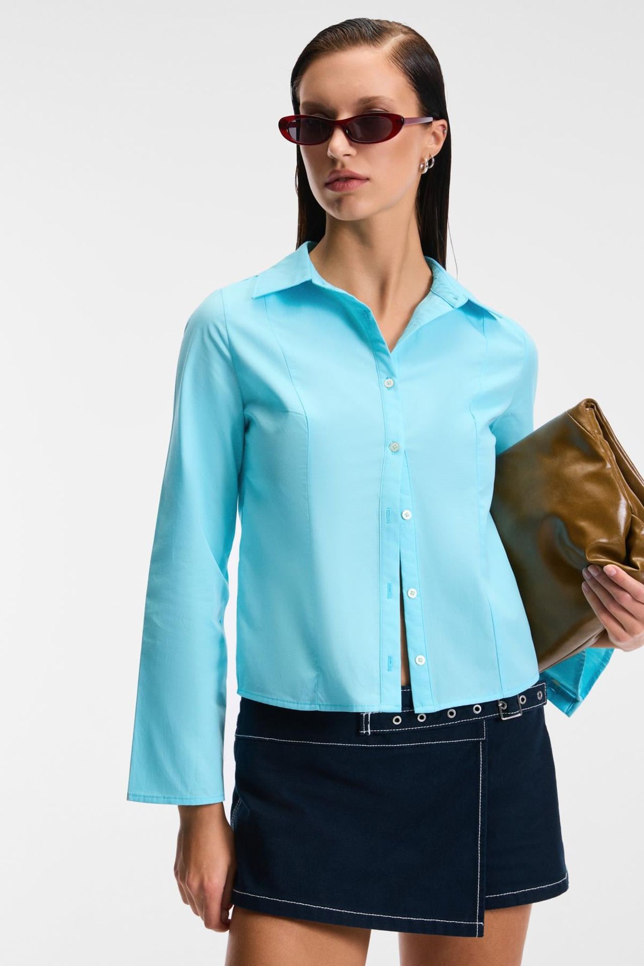 GRIMELANGE Slim Fit Long Sleeve Shirt 1