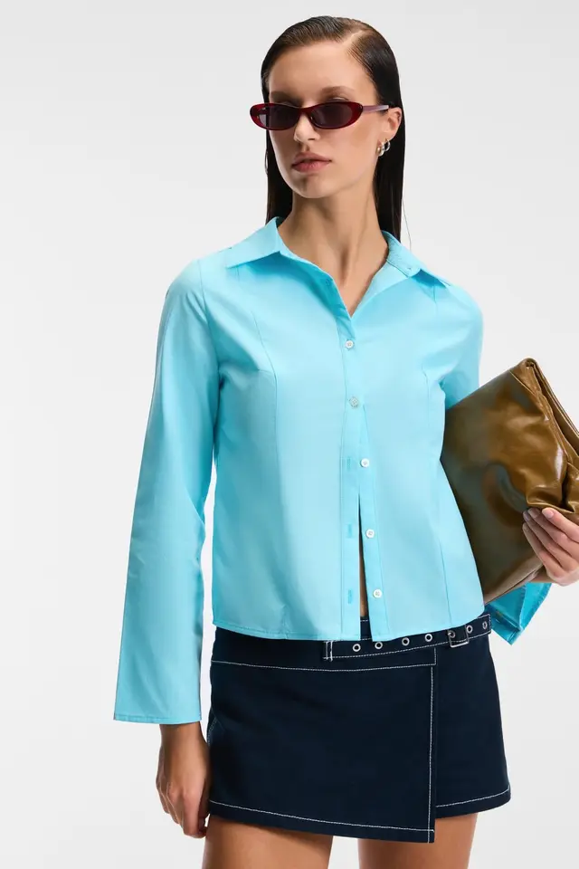 GRIMELANGE Classic Collar Shirt
