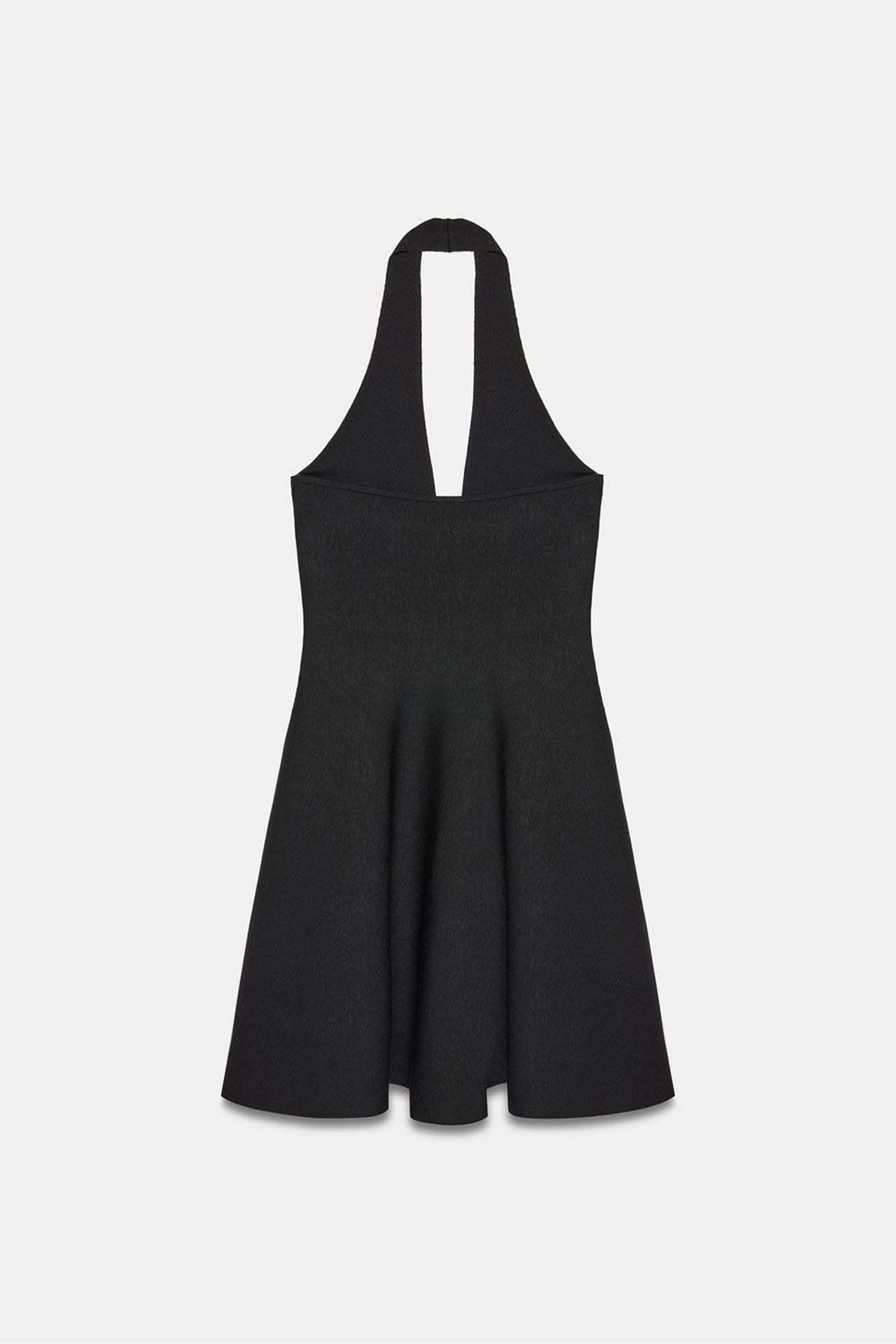 DILVIN Sleeveless Halter A-Line Mini Dress 6