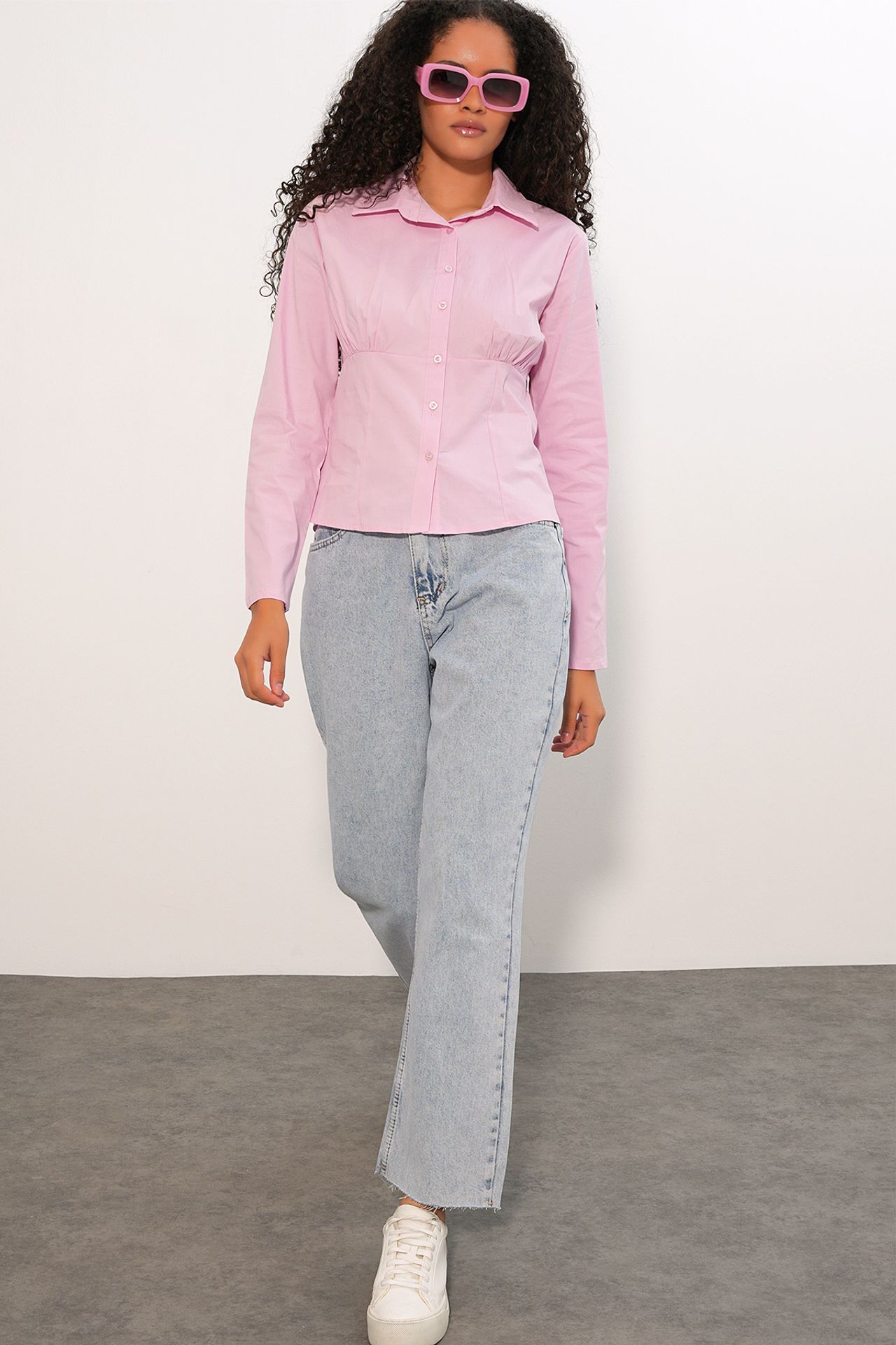 BDART Fitted Poplin Button-Up Short Shirt 2