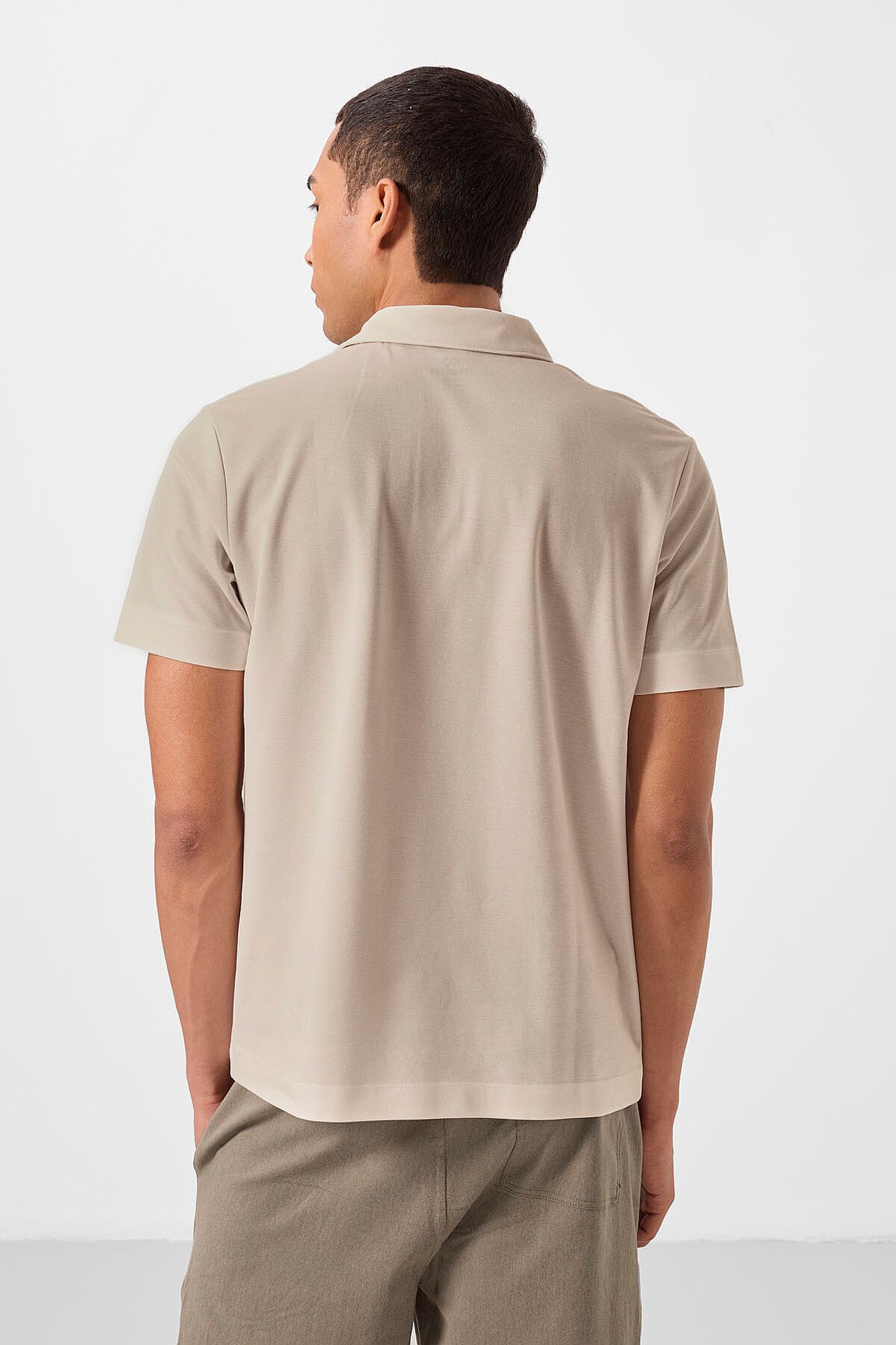 TOMMY Men's Cotton Elastane Polo T-Shirt 5