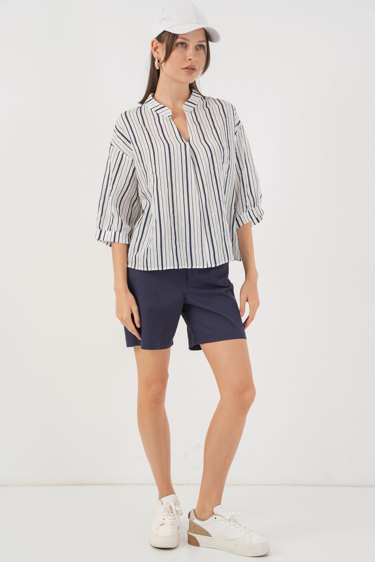BDART Striped V-Neck Blouse 4
