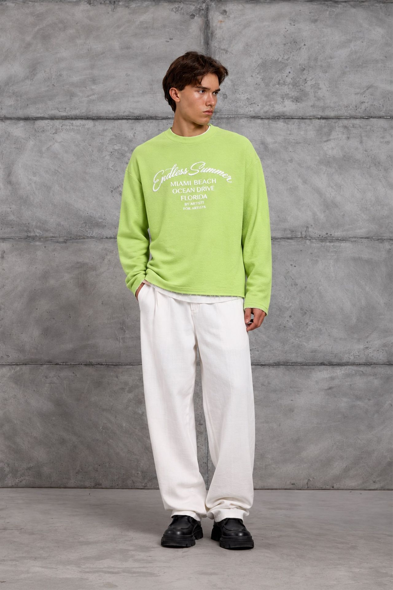 NOMARC Rahat Bisiklet Yaka Sweatshirt 2