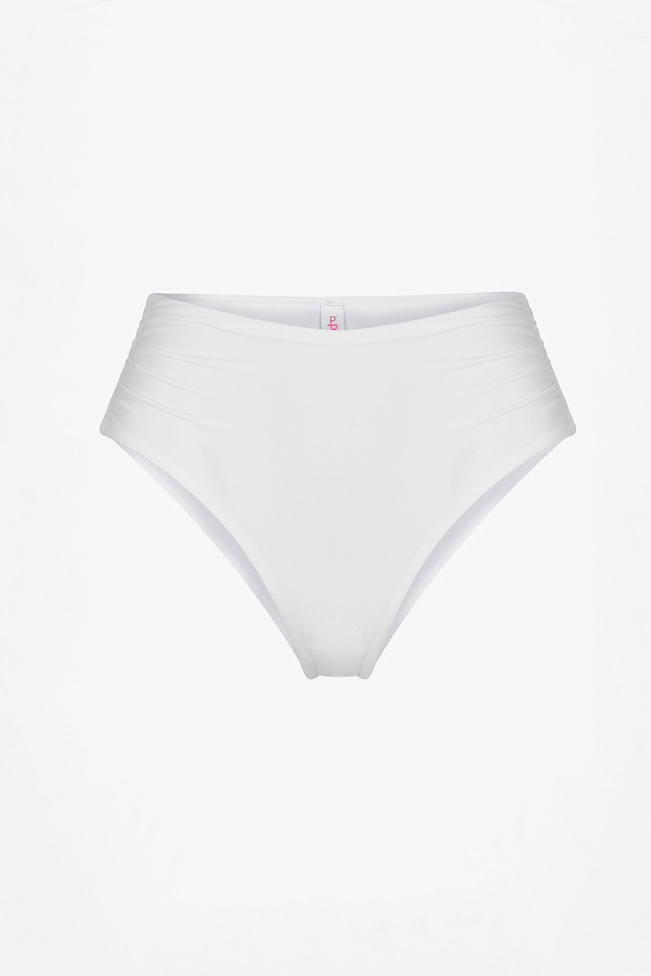 PENTI High Ruched High Waist Bikini Bottom 4