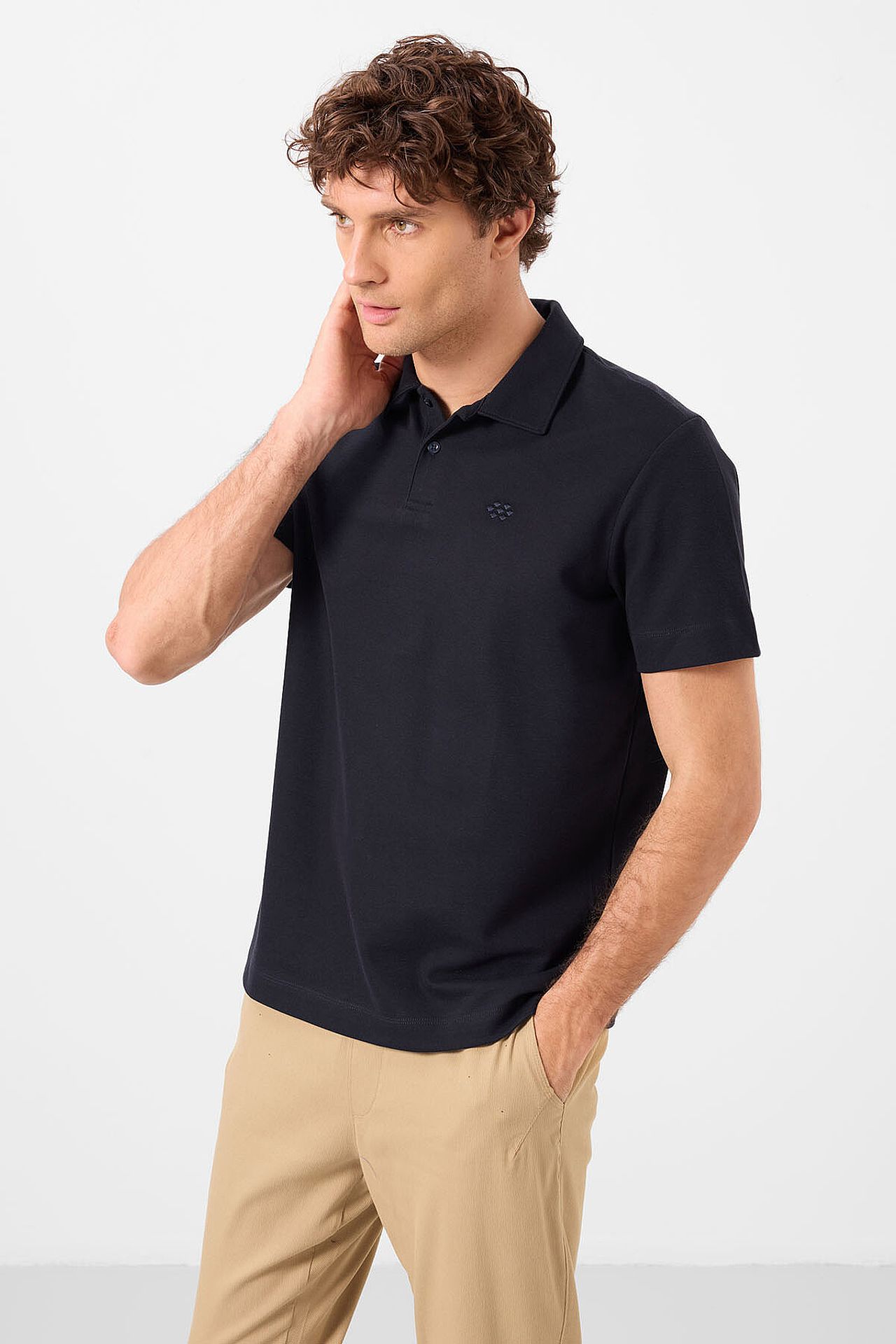 TOMMY Men's Cotton-Blend Polo T-Shirt 2