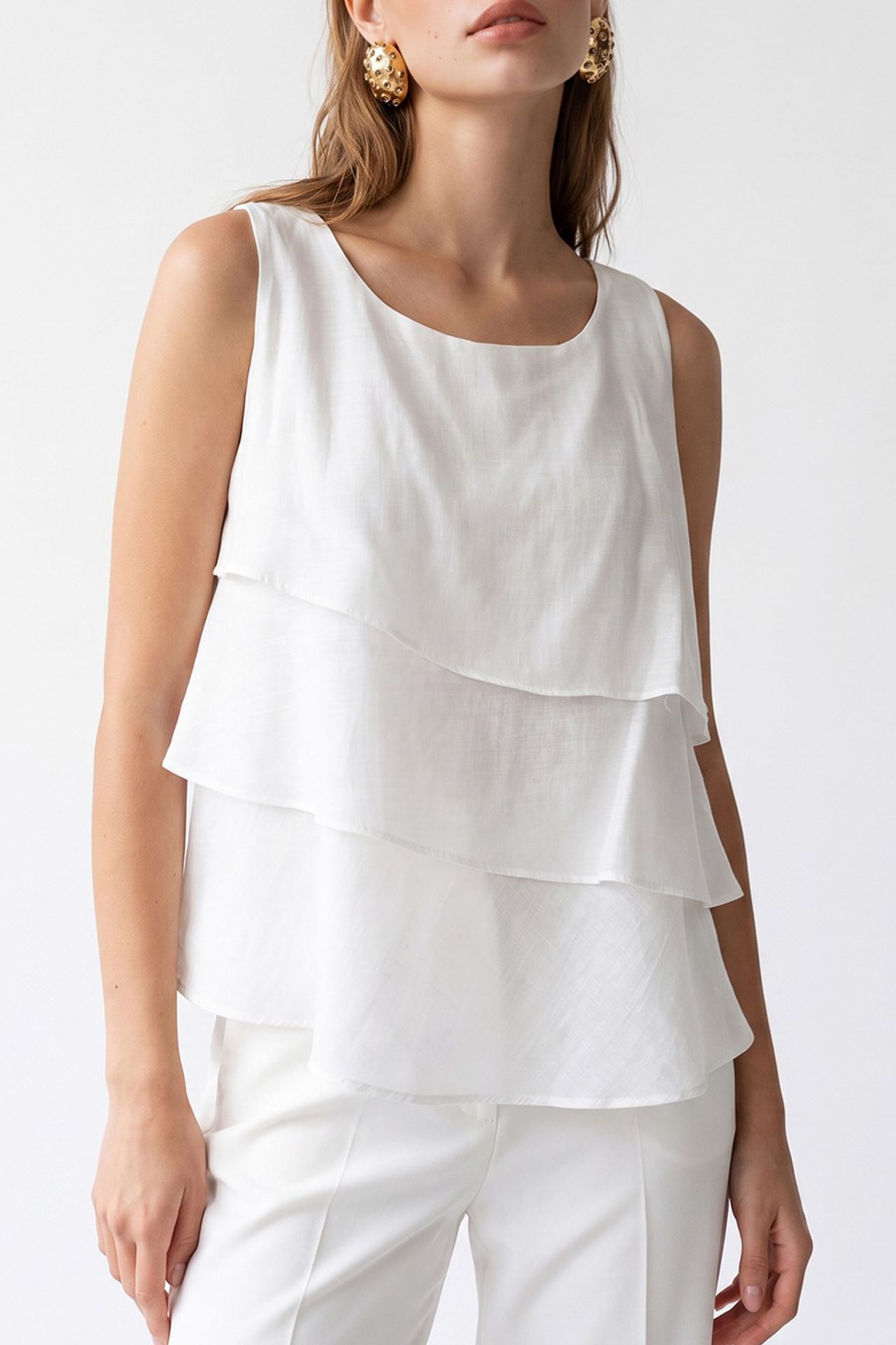 MIXRAY Women's Cotton Blouse 2