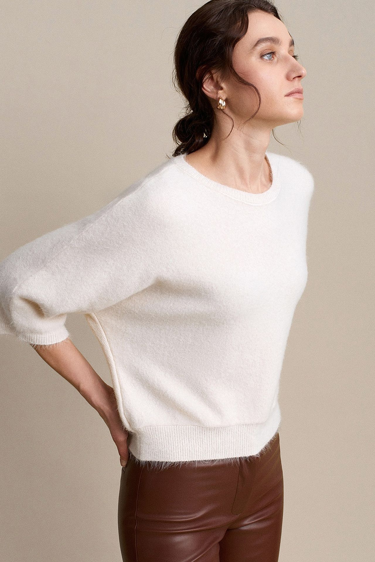 DILVIN Women's Wool Blend Sweater 1