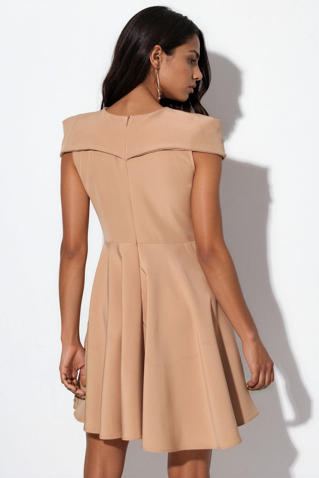 MSN Women's A-line Mini Dress With Sequins 3