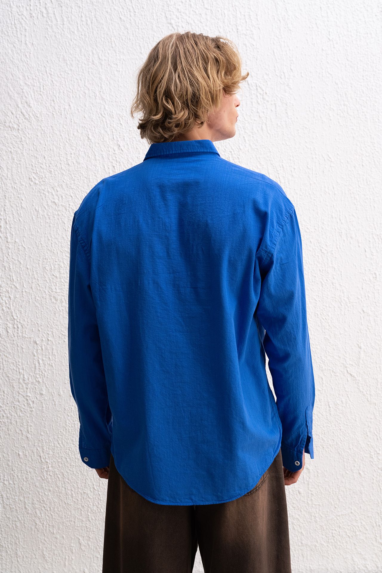 GIESTO Cotton Oversized Button-Up Shirt 3