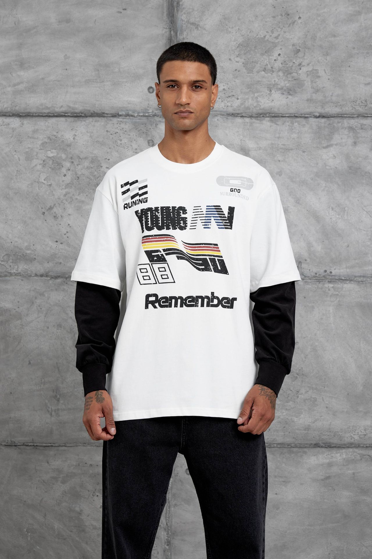 NOMARC Rahat Bisiklet Yaka Sweatshirt 1
