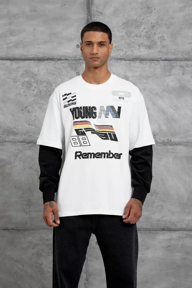 NOMARC Rahat Bisiklet Yaka Sweatshirt