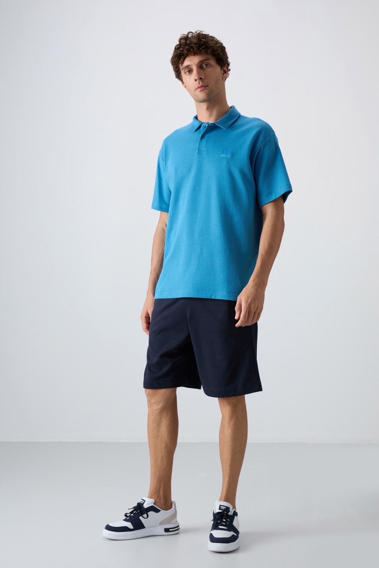 TOMMY Men's Oversized Polo T-Shirt 2