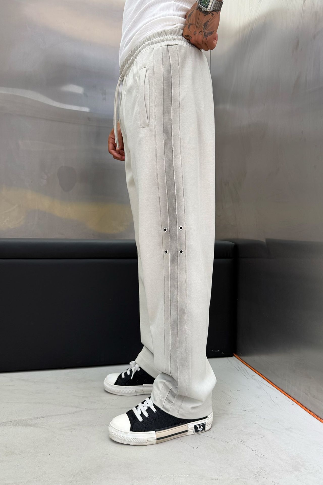 NOMARC Geniş Paça Elastik Belli Jogger Pantolon 1