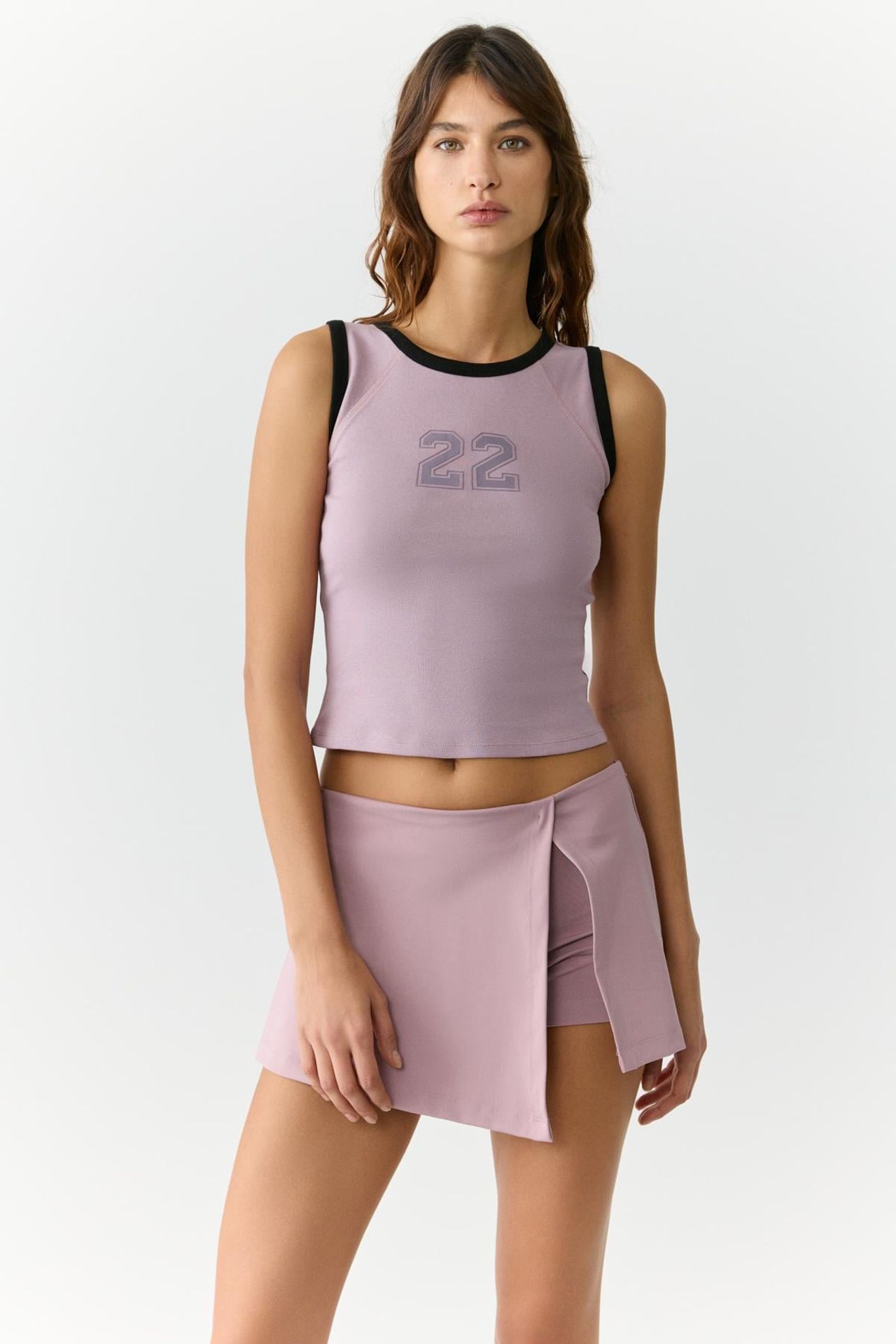 GRIMELANGE Plain Crew Neck T-Shirt 1