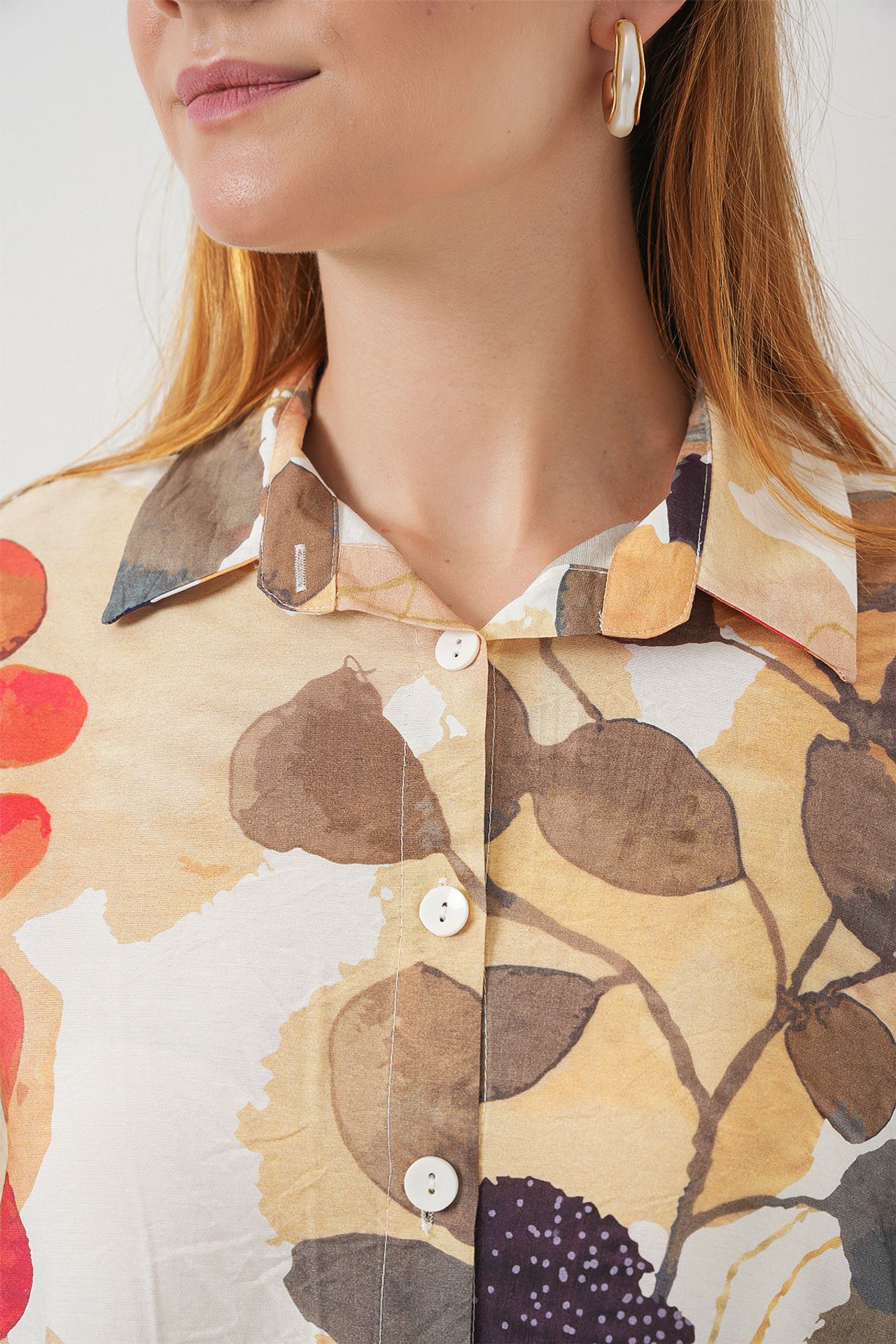 BDART Oversized Floral Button-Up Shirt 5
